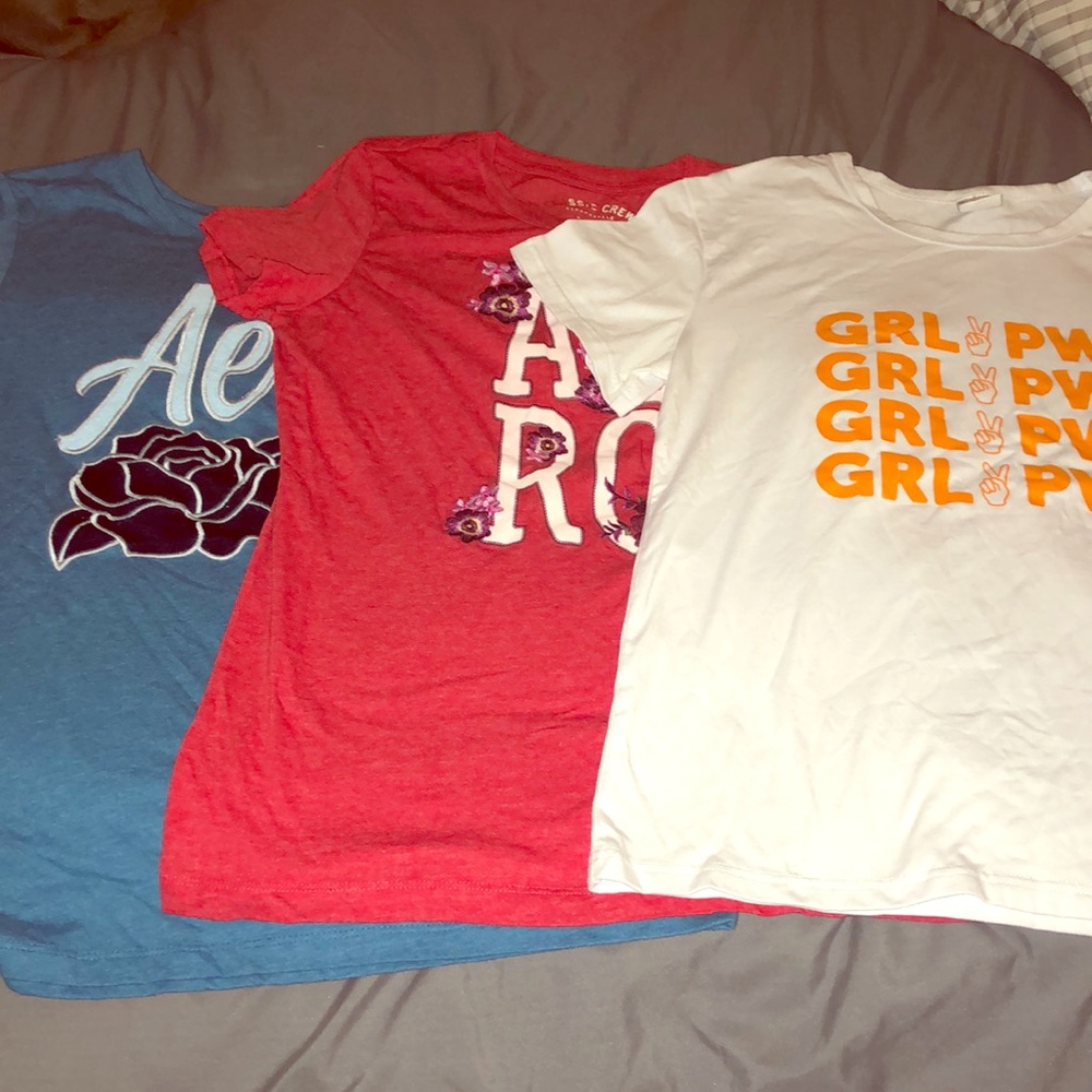 2 Aeropostale shirts w/ a bonus